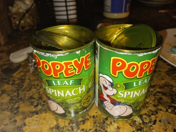 Consumer Food Safety Report Kroger, Spencer Highway, Pasadena, TX, USA Found a grasshopper in my can of Popeyes spinach. I had u... photo #3