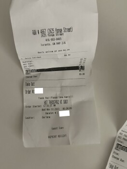 Consumer Review - Food Safety A&W Canada, Yonge & Sheldrake, 2625 Yonge Street, Toronto, ON, Canada This was at Yonge & Sheldrake,... photo #2