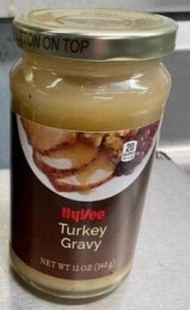 Food Recall Hy-Vee Turkey Gravy - recalled due to undeclared soy Seneca Foods Corporation is announcing a volunt... photo #2