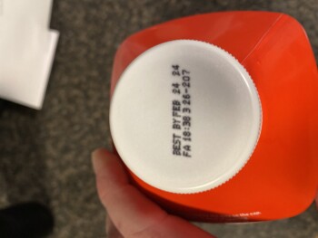 Consumer Review - Food Safety Walmart Supercenter, Plaza Lane, Oxford, AL, USA Bought a brand new jug of fairlife whole milk two d... photo #2