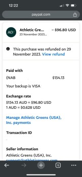 Verbraucherbewertung – Lebensmittelsicherheit AG1, Chatswood NSW, Australia I just got AG1 delivered to Sydney, Australia. I used one, level scoop... Foto #6