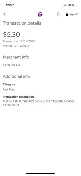 Consumer Review - Food Safety Taco Bell, Marietta Highway, Canton, GA, USA On 12-1-2023 I went into Taco Bell ordered the same thi... photo #4