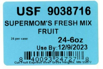Food Recall Cut Fruit Express Inc Cantaloupe chunks and fruit mixes with cantaloupe - recalled due to Salmonella... photo #5