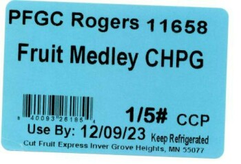 Food Recall Cut Fruit Express Inc Cantaloupe chunks and fruit mixes with cantaloupe - recalled due to Salmonella... photo #6