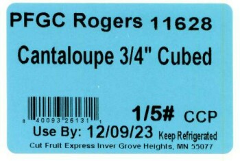 Food Recall Cut Fruit Express Inc Cantaloupe chunks and fruit mixes with cantaloupe - recalled due to Salmonella... photo #7