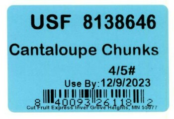 Food Recall Cut Fruit Express Inc Cantaloupe chunks and fruit mixes with cantaloupe - recalled due to Salmonella... photo #9