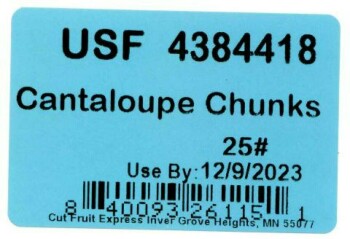 Food Recall Cut Fruit Express Inc Cantaloupe chunks and fruit mixes with cantaloupe - recalled due to Salmonella... photo #12