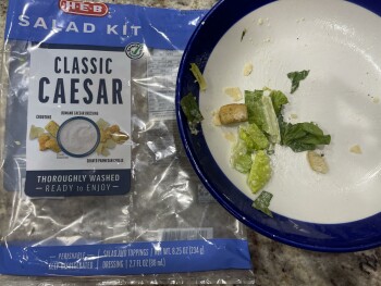 Bericht über die Lebensmittelsicherheit der Verbraucher H-E-B, Northpark Drive, Kingwood, Texas 77339, USA Found bug in heb salad Foto #2