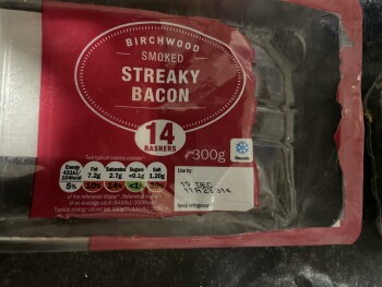 Avis du consommateur - Sécurité alimentaire Lidl, Llanidloes Road, Newtown, UK I got sick after eating bacon, I consumed some food ten plus days... photo #3