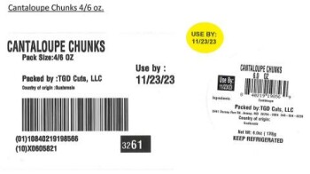 Food Recall TGD Cuts, LLC Fruit cups, clamshells and trays containing cantaloupe - recalled due to Salmonella TG... photo #3