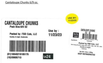 Food Recall TGD Cuts, LLC Fruit cups, clamshells and trays containing cantaloupe - recalled due to Salmonella TG... photo #4