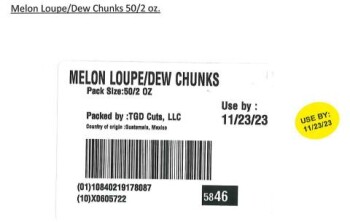 Food Recall TGD Cuts, LLC Fruit cups, clamshells and trays containing cantaloupe - recalled due to Salmonella TG... photo #19