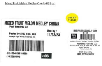 Food Recall TGD Cuts, LLC Fruit cups, clamshells and trays containing cantaloupe - recalled due to Salmonella TG... photo #21