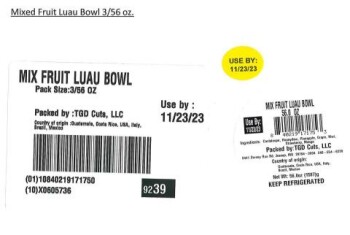 Food Recall TGD Cuts, LLC Fruit cups, clamshells and trays containing cantaloupe - recalled due to Salmonella TG... photo #25