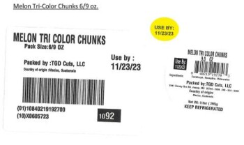 Food Recall TGD Cuts, LLC Fruit cups, clamshells and trays containing cantaloupe - recalled due to Salmonella TG... photo #36
