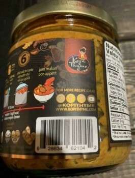 Food Recall Kopi Thyme Sauces and Soup Bases - recalled due to potential presence of dangerous bacteria Kopi Thy... photo #7