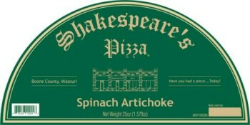 Food Recall Shakespeare’s Pizza Frozen pizza - recalled due to Undeclared wheat Shakespeare’s Pizza of Columbia,... photo #2