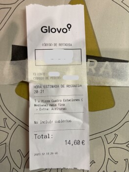 Consumer Review - Food Safety Àncora Pizza, Carrer del Doctor Pi i Molist, Barcelona, Spain Ordered pizza in the afternoon, the sa... photo #2