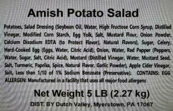 Food Recall Herold’s Salads Inc. Deli Salads - recalled due to Listeria monocytogenes Herold’s Salads of Clevela... photo #1