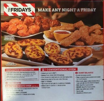 Food Recall TGI FRIDAYS Boneless chicken bites honey BBQ - recalled due to pieces of clear, hard plastic The FSA... photo #2