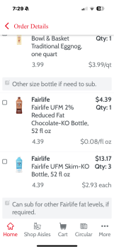 Consumer Review - Food Safety Fairlife milk, ShopRite, Chicago, IL, USA I purchase 3 bottles of Fairlife fat free milk and 1 bottl... photo #2