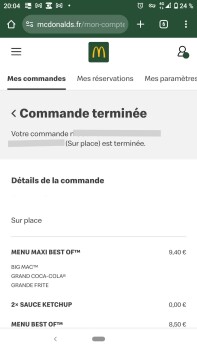 Reseña del consumidor - Seguridad alimentaria McDonald's, Avenue Manouchian, Aubagne, France Je suis venu en famille ce dimanche 17/12/2023 nous é... foto #3