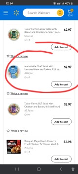 Consumer Review - Food Safety Deluxe Chef Salad, Walmart Supercenter, Franklin Avenue, Waco, TX, USA I woke up around 4am and had... photo #4