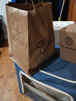 Consumer Review - Food Safety Olive Garden Italian Restaurant, Lancaster Drive Northeast, Salem, OR, USA My friend had Chicken fet... photo #3