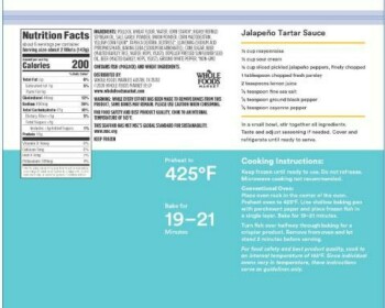 Food Recall Tampa Bay Fisheries, Inc.  Beer Battered Pollock and Cod Fillets - recalled due to Undeclared Soy TA... photo #2