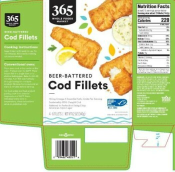 Food Recall Tampa Bay Fisheries, Inc.  Beer Battered Pollock and Cod Fillets - recalled due to Undeclared Soy TA... photo #4