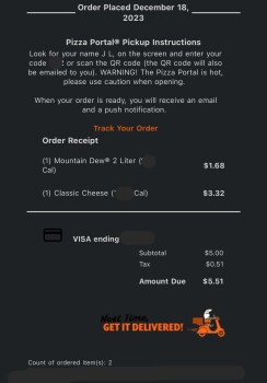 Consumer Review - Food Safety Little Caesars Pizza, Hawthorne Boulevard, Hawthorne, CA, USA December 18th Little ceasars pizza Sym... photo #2