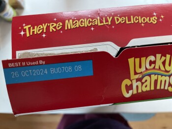 Consumer Review - Food Safety Lucky Charms, Ticonderoga High School, Calkins Place, Ticonderoga, NY, USA My 4 year old ate lucky c... photo #2