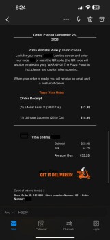 Consumer Review - Food Safety Little Caesars Pizza, 1982 E Osceola Pkwy, Kissimmee, FL 34743, USA Compramos dos pizzas,  y estuvim... photo #2