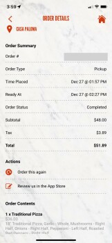 Consumer Review - Food Safety Grimaldi's Pizzeria, West Ray Road, Chandler, AZ, USA On Wednesday, December 27, 2023, we had a pizz... photo #2