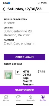 Consumer Review - Food Safety Taco Bell, Centreville Road, Herndon, VA, USA I had Taco Bell and about half hour later got violentl... photo #3