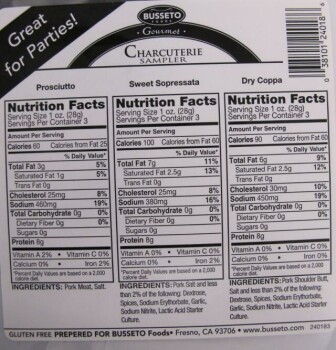 Food Recall Busseto Foods charcuterie sampler - recalled due to Salmonella The FSIS announced the recall of appr... photo #3