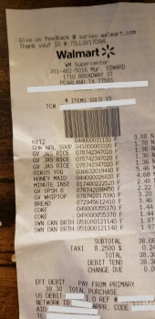 Rapport de sécurité alimentaire du consommateur Jasmine Rice, Walmart Supercenter, Broadway Street, Pearland, TX 77581, USA Bought Great Value 90 se... photo #4