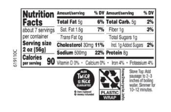 Food Recall PARKVIEW Turkey Polska Kielbasa - recalled due to the presence of bone fragments The FSIS announced... photo #3