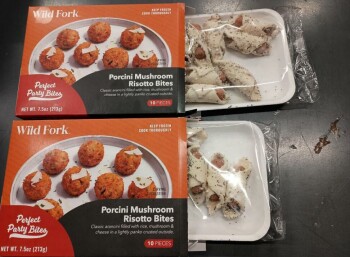 Outbreak Wild Fork Porcini Mushroom Risotto Bites - Public health alert due to misbranding & allergen The FSI... photo #1