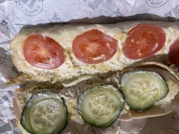Verbraucherbewertung – Lebensmittelsicherheit Jimmy John's, Market Street, Chattanooga, TN, USA My husband and kids got Italian at a different res... Foto #2