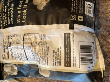 Consumer Review - Food Safety SmartFood PopCorn, Target, Crossings Boulevard, Spring Hill, TN, USA Ate popcorn and soon after got... photo #2