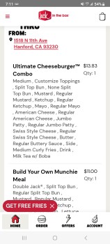 Consumer Review - Food Safety Jack in the Box, North 11th Avenue, Hanford, CA, USA My family and I ate dinner at the Jack in th bo... photo #1