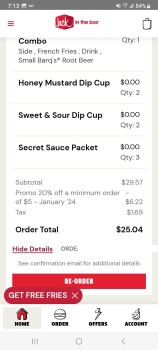Consumer Review - Food Safety Jack in the Box, North 11th Avenue, Hanford, CA, USA My family and I ate dinner at the Jack in th bo... photo #2