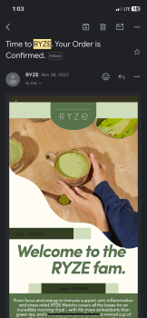 Consumer Review - Food Safety RYZE Mushroom Coffee, North Carolina, USA For me I am dizzy and my tongue looks black and I have a f... photo #2