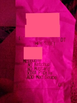 Consumer Review - Food Safety McDonald's, Main Street, Pleasant Valley, NY, USA Today Mcdonalds burger My daughter and I both had... photo #2