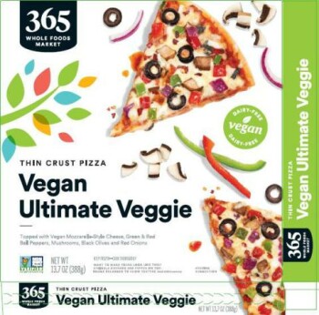 Food Recall Whole Foods Ultimate Veggie Thin Crust Pizza recalled due to undeclared allergen Richelieu Foods Inc... photo #1