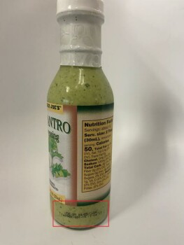 Food Recall Don Pancho, HEB, & Trader Joe’s Cremas, Souces, Dressing and Meal Kit - recalled due to Listeria Fre... photo #14