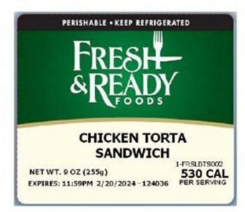Food Recall Fresh and Ready, Sprig and Sprout, Jack and Olive Torta sandwiches - due to Listeria monocytogenes F... photo #2