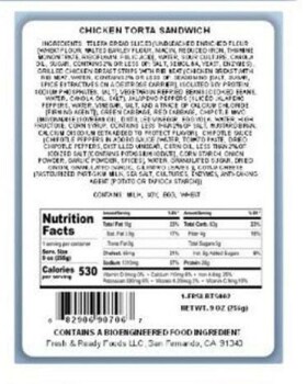 Food Recall Fresh and Ready, Sprig and Sprout, Jack and Olive Torta sandwiches - due to Listeria monocytogenes F... photo #4