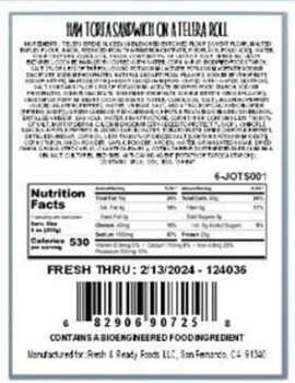 Food Recall Fresh and Ready, Sprig and Sprout, Jack and Olive Torta sandwiches - due to Listeria monocytogenes F... photo #7